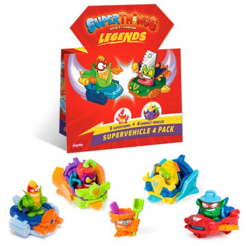 SuperThings Rivals of Kaboom Legends Collectible Figures 4 Pack (Styles Vary)