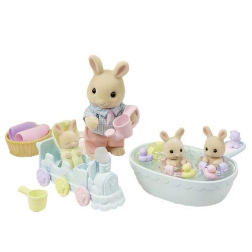 Sylvanian Familes Triplets Baby Bathtime Playset