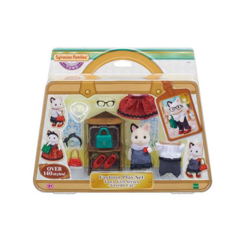 Sylvanian Families Tuxedo Cat Fashion Playset