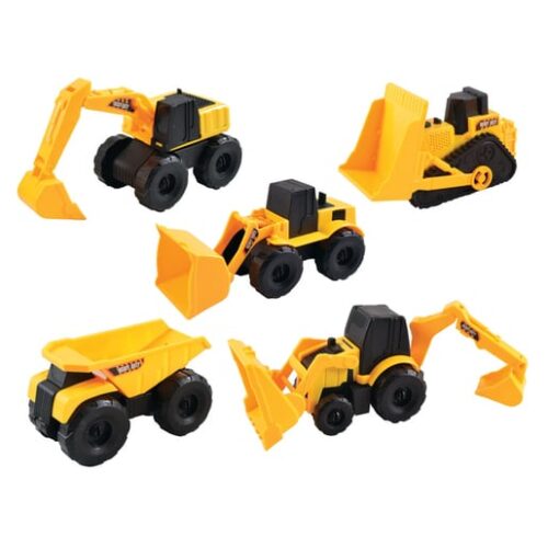 Team Power 16cm Construction Trucks – 5 Pack