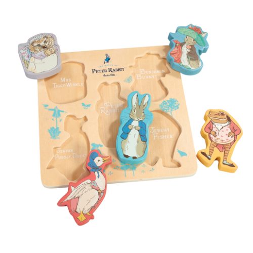 The World of Peter Rabbit Wooden Shapes Baby Puzzle