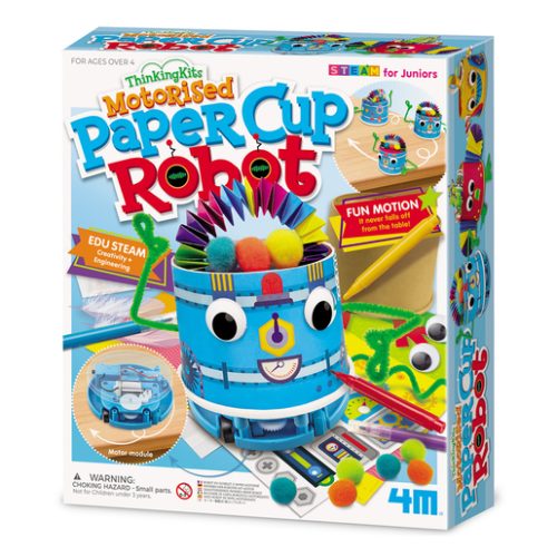 ThinkingKits Motorised Paper Cup Robot STEM Set