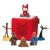 tonies TonieBox with 5 Favourite Books Audio Character Bundle – Red