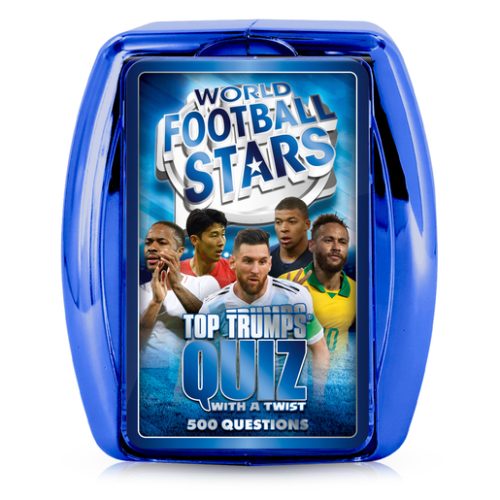 Top Trumps Quiz Trivia Card Game – World Football Stars Edition