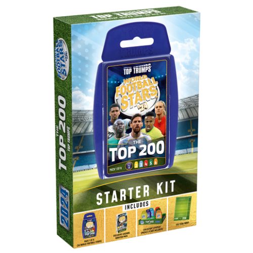Top Trumps World Football Stars Top 200 Starter Pack Card Game