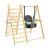 TP Active-Tots Pikler Style Wooden Climbing Frame & Swing