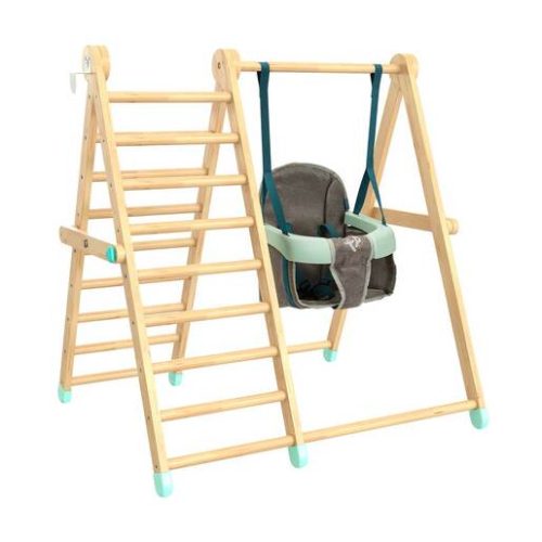 TP Active-Tots Pikler Style Wooden Climbing Frame & Swing