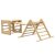 TP Active-Tots Pikler Style Wooden Climbing Frame with Bridge