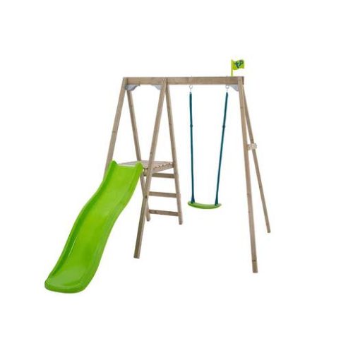 TP Forest Multiplay Wooden Swing & Slide Set