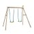 TP Forest Wooden Double Swing Set