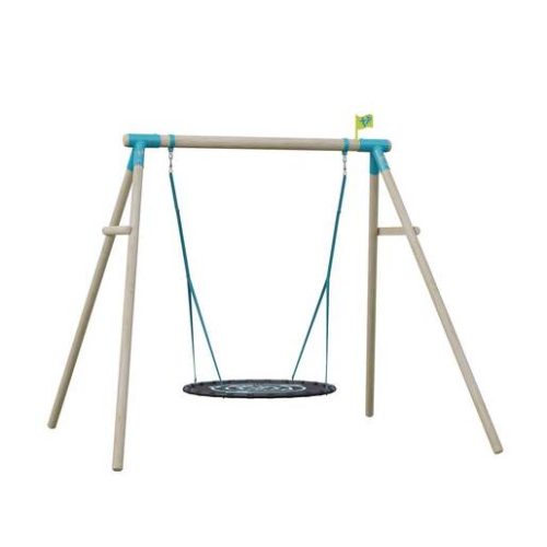TP Knightswood Double Wooden Giant Nest Swing Set