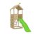 TP Wooden Playhouse with Slide & Climbing Wall