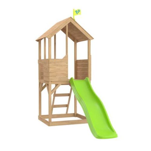 TP Wooden Treehouse with Slide