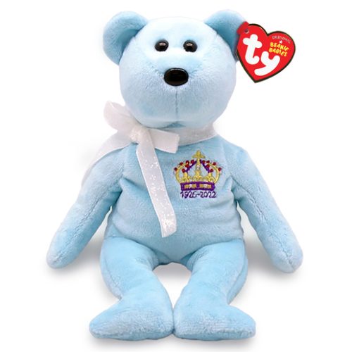 Ty Beanie Babies – Queen Elizabeth II Bear 15cm Soft Toy