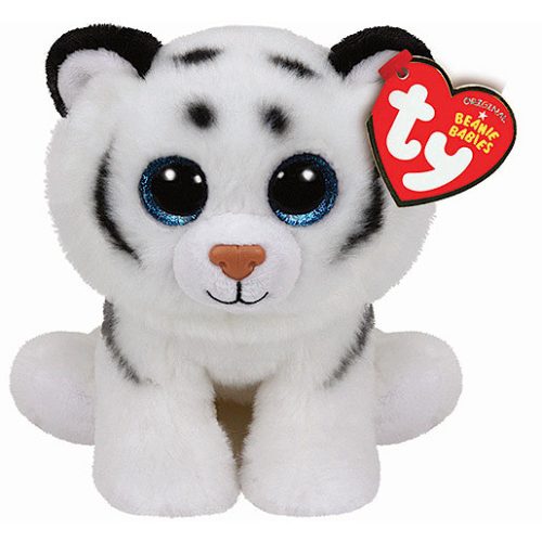 Ty Beanie Babies – Tundra the White Tiger 15cm Soft Toy