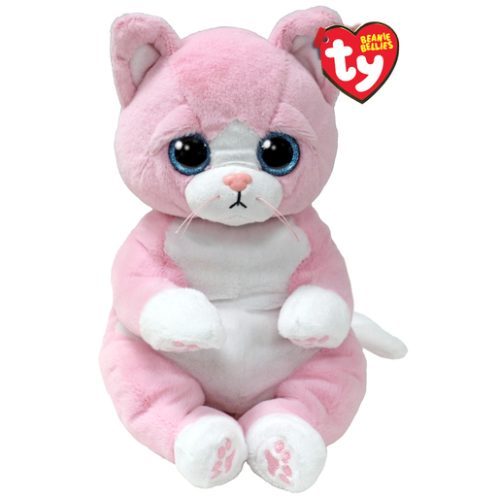 Ty Beanie Bellies – Lillibelle the Pink Cat 22cm Soft Toy