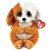 Ty Beanie Bellies – Ruggles the White and Brown Dog 15cm Soft Toy