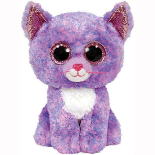 Ty Beanie Boos – Cassidy the Purple Cat 15cm Soft Toy