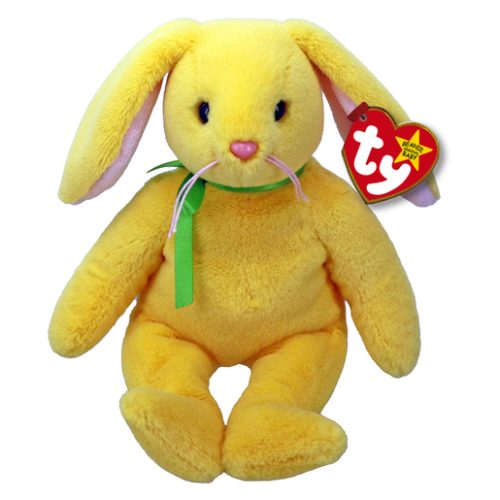 Ty Retro Beanies – Willow the Yellow Bunny 15cm Soft Toy