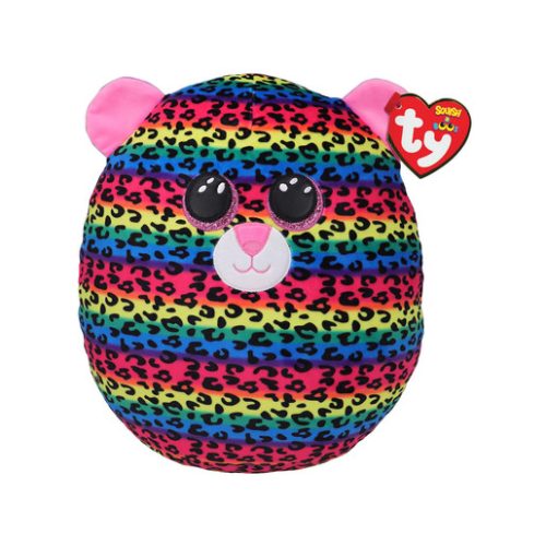 Ty Squish-a-Boos – Dotty the Rainbow Leopard 35cm Soft Toy