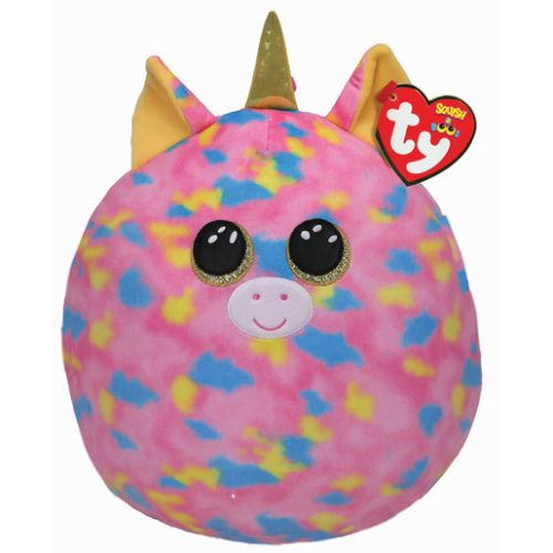 Ty Squish-a-Boos – Fantasia the Pink Unicorn 25cm Soft Toy