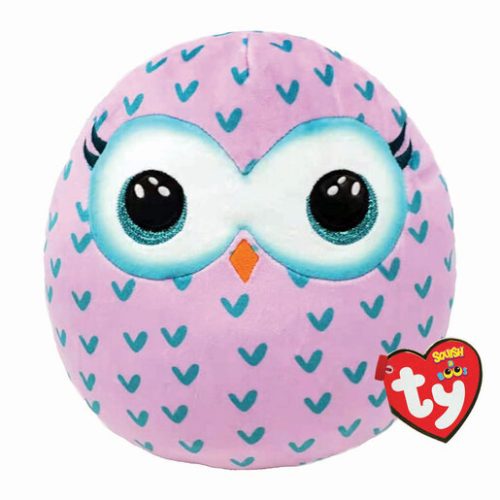 Ty Squish-a-Boos – Winks the Owl 35cm Soft Toy