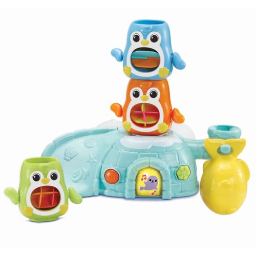 VTech Stack and Slide Penguin Pals Bath Toy