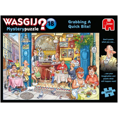 Wasgij Mystery 18 – Grabbing A Quick Bite 1000 Piece Puzzle