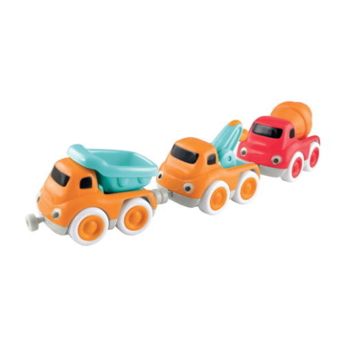 Whizz World Construction Vehicle Magnetic Trio Set