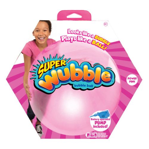 Super Wubble Bubble Ball with Pump – Pink