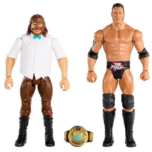 WWE Championship Showdown – The Rock Vs. Mankind Action Figures