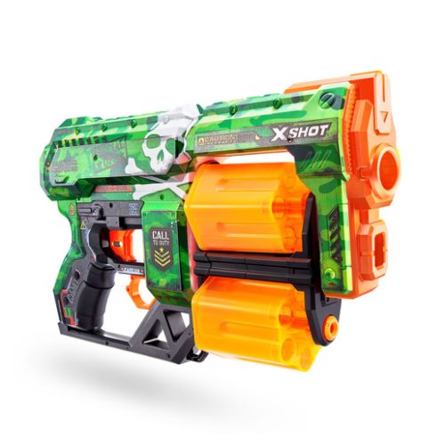 XSHOT Skins: Dread – Camo Blaster with 12 Darts by ZURU