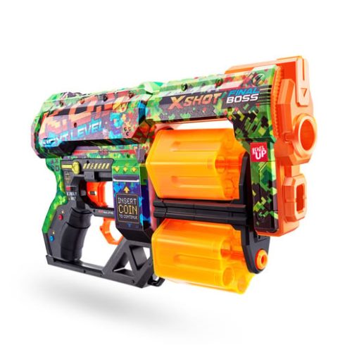 XSHOT Skins: Dread – K.O Blaster with 12 Darts by ZURU