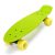 Xootz Kids Retro Plastic Complete Cruiser Skateboard with LED wheels – Green